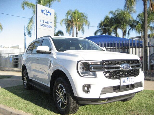 Used Ford Everest UB MY22 Trend (4x2) Cobram, 2023 Ford Everest UB MY22 Trend (4x2) White 10 Speed Automatic Wagon