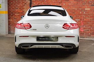 2016 Mercedes-Benz C-Class C205 C300 7G-Tronic + Polar White 7 Speed Sports Automatic Coupe
