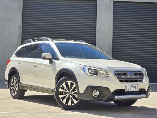 Used Subaru Outback B6A MY16 2.5i CVT AWD Premium Thomastown, 2016 Subaru Outback B6A MY16 2.5i CVT AWD Premium White 6 Speed Constant Variable Wagon
