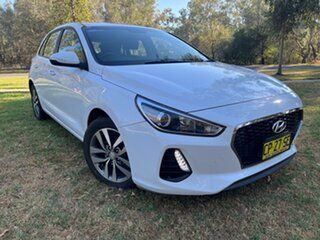2018 Hyundai i30 PD2 MY18 Active D-CT White 7 Speed Sports Automatic Dual Clutch Hatchback.