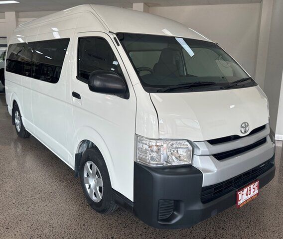 Used Toyota HiAce KDH223R Commuter High Roof Super LWB Winnellie, 2017 Toyota HiAce KDH223R Commuter High Roof Super LWB White 4 Speed Automatic Bus