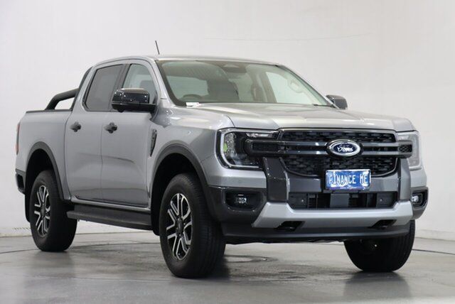 Used Ford Ranger PY 2024.00MY Sport Victoria Park, 2023 Ford Ranger PY 2024.00MY Sport Silver 10 Speed Sports Automatic Double Cab Pick Up