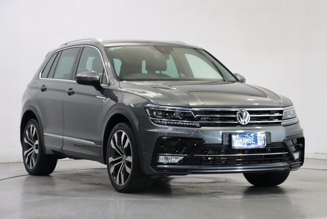 Used Volkswagen Tiguan 5N MY17 162TSI DSG 4MOTION Highline Victoria Park, 2017 Volkswagen Tiguan 5N MY17 162TSI DSG 4MOTION Highline Grey 7 Speed Sports Automatic Dual Clutch