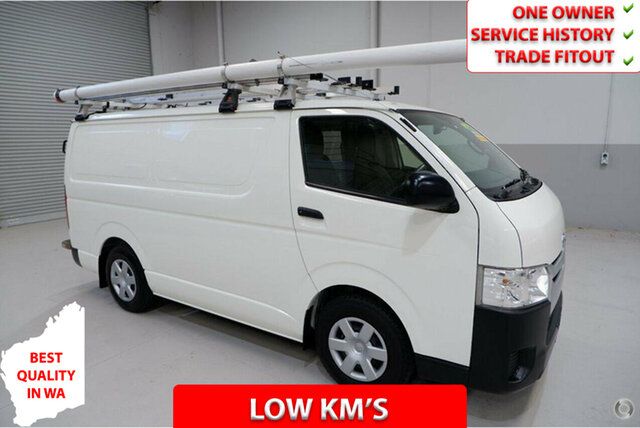 Used Toyota HiAce KDH201R LWB Kenwick, 2017 Toyota HiAce KDH201R LWB White 4 Speed Automatic Van