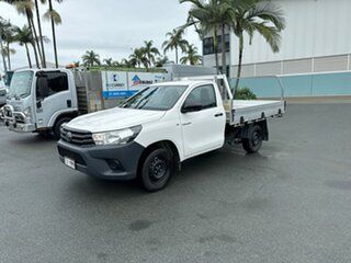 2023 Toyota Hilux TGN121R Workmate 4x2 White 5 speed Manual Cab Chassis.
