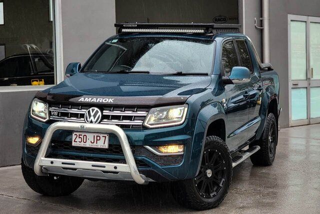 Used Volkswagen Amarok 2H MY19 TDI580 4MOTION Perm Ultimate Albion, 2019 Volkswagen Amarok 2H MY19 TDI580 4MOTION Perm Ultimate Green 8 Speed Automatic Utility