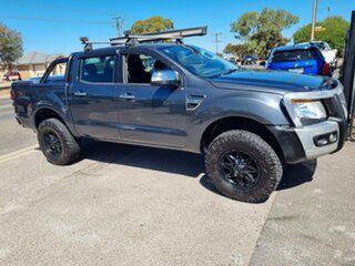 2015 Ford Ranger PX MkII XLT Double Cab Black Amethyst 6 Speed Sports Automatic Utility