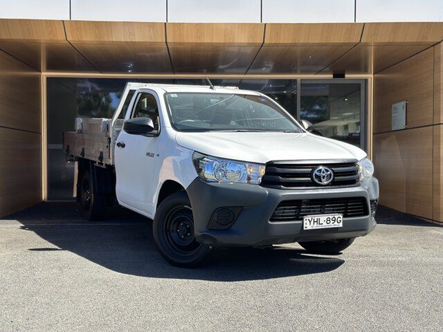 Used Toyota Hilux TGN121R Workmate 4x2 Sutherland, 2018 Toyota Hilux TGN121R Workmate 4x2 White 5 Speed Manual Cab Chassis
