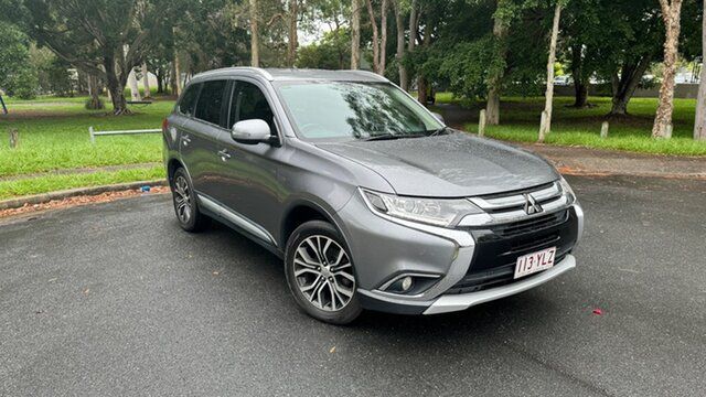 Used Mitsubishi Outlander ZL MY18.5 LS 7 Seat (AWD) Underwood, 2017 Mitsubishi Outlander ZL MY18.5 LS 7 Seat (AWD) Grey Continuous Variable Wagon