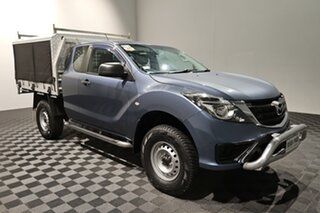 2018 Mazda BT-50 UR0YG1 XT Freestyle Blue 6 speed Manual Cab Chassis.