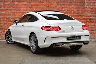 2016 Mercedes-Benz C-Class C205 C300 7G-Tronic + Polar White 7 Speed Sports Automatic Coupe.
