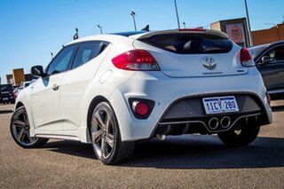 2015 Hyundai Veloster FS4 Series II SR Coupe D-CT Turbo White 7 Speed Sports Automatic Dual Clutch.