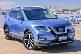 2017 Nissan X-Trail T32 Series II Ti X-tronic 4WD Blue 7 Speed Constant Variable Wagon.
