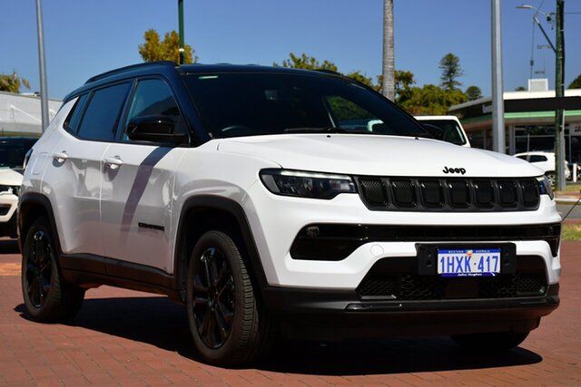 Used Jeep Compass M6 MY23 Night Eagle FWD Victoria Park, 2023 Jeep Compass M6 MY23 Night Eagle FWD Bright White 6 Speed Automatic Wagon