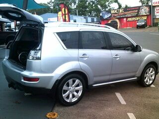 2010 Mitsubishi Outlander ZH MY10 XLS Silver 6 Speed Constant Variable Wagon