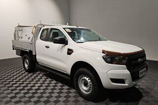 2017 Ford Ranger PX MkII XL White 6 speed Manual Cab Chassis.