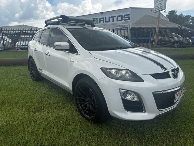 Used Mazda CX-7 ER1032 Luxury Activematic Sports Berrimah, 2010 Mazda CX-7 ER1032 Luxury Activematic Sports White 6 Speed Sports Automatic Wagon