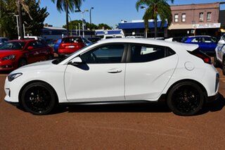 2019 Hyundai Veloster JS MY20 Turbo Coupe White 6 Speed Manual Hatchback.