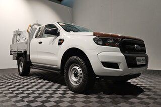2017 Ford Ranger PX MkII XL White 6 speed Manual Cab Chassis.