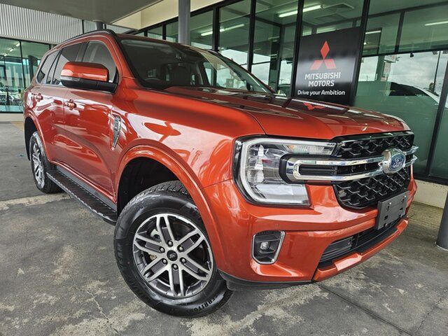 Used Ford Everest UB 2023.50MY Trend Cairns, 2023 Ford Everest UB 2023.50MY Trend Orange 10 Speed Sports Automatic SUV