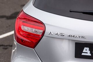 2015 Mercedes-Benz A-Class W176 805+055MY A45 AMG SPEEDSHIFT DCT 4MATIC Polar Silver 7 Speed