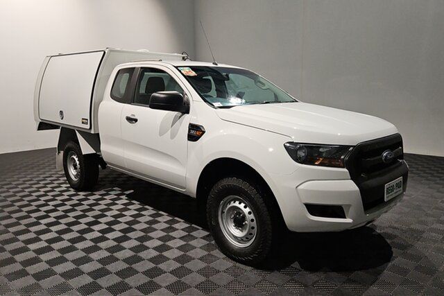 Used Ford Ranger PX MkII 2018.00MY XL Acacia Ridge, 2017 Ford Ranger PX MkII 2018.00MY XL White 6 speed Automatic Cab Chassis
