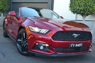 2016 Ford Mustang FM SelectShift Red 6 Speed Sports Automatic Convertible.