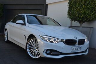 2016 BMW 4 Series F33 428i Luxury Line White 8 Speed Sports Automatic Convertible