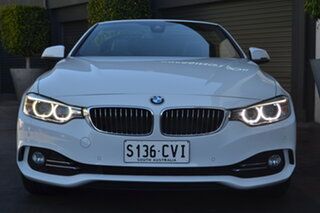 2016 BMW 4 Series F33 428i Luxury Line White 8 Speed Sports Automatic Convertible.