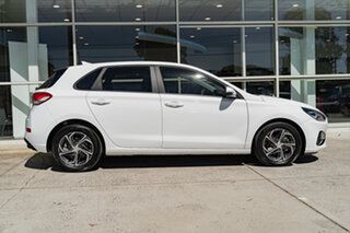 2021 Hyundai i30 PD.V4 MY21 White 6 Speed Sports Automatic Hatchback.
