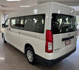 2021 Toyota HiAce GDH322R Commuter High Roof Super LWB White 6 Speed Sports Automatic Bus