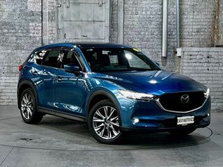 2019 Mazda CX-5 KF4WLA Akera SKYACTIV-Drive i-ACTIV AWD Blue 6 Speed Sports Automatic Wagon.