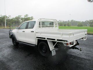 2021 Toyota Hilux GUN126R SR (4x4) Glacier White 6 Speed Automatic Double Cab Chassis