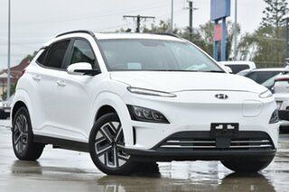 2021 Hyundai Kona Os.v4 MY21 electric Highlander White 1 Speed Reduction Gear Wagon.