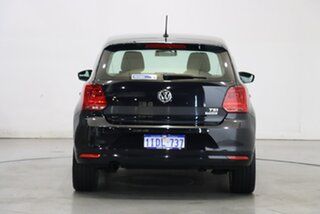 2016 Volkswagen Polo 6R MY16 66TSI Trendline Black 5 Speed Manual Hatchback
