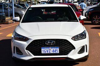 2019 Hyundai Veloster JS MY20 Turbo Coupe White 6 Speed Manual Hatchback.
