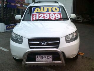 2009 Hyundai Santa Fe CM MY09 SX White 5 Speed Sports Automatic Wagon.