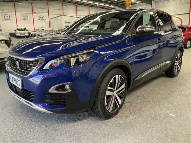 Used Peugeot 3008 P84 MY18 GT Smithfield, 2018 Peugeot 3008 P84 MY18 GT Blue 6 Speed Automatic Wagon