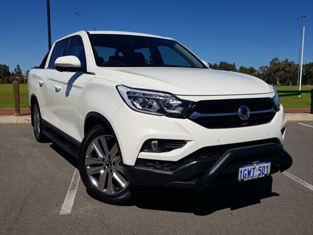 Used Ssangyong Musso Q200 Ultimate Crew Cab Kenwick, 2019 Ssangyong Musso Q200 Ultimate Crew Cab Grand White 6 Speed Sports Automatic Utility