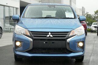 2021 Mitsubishi Mirage LB MY22 ES Blue 1 Speed Constant Variable Hatchback