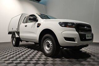 2017 Ford Ranger PX MkII 2018.00MY XL White 6 speed Automatic Cab Chassis.