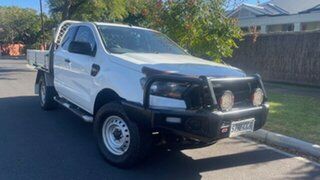 2015 Ford Ranger PX XL 3.2 (4x4) White 6 Speed Manual Super Cab Chassis.