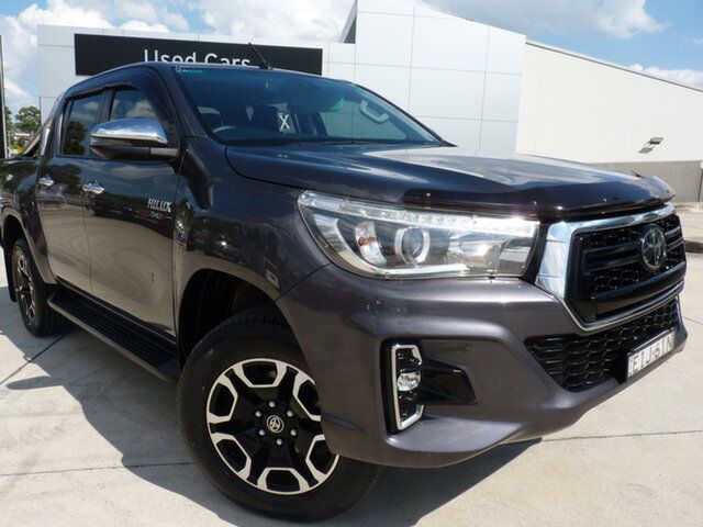 Pre-Owned Toyota Hilux GUN126R SR5 Double Cab Blacktown, 2020 Toyota Hilux GUN126R SR5 Double Cab Graphite 6 Speed Sports Automatic Utility