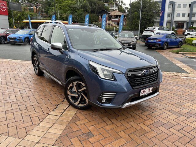 New Subaru Forester S5 MY24 2.5i-S CVT AWD Newstead, 2024 Subaru Forester S5 MY24 2.5i-S CVT AWD Horizon Blue- Black Trim 7 Speed Constant Variable Wagon