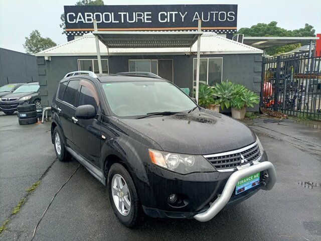 Used Mitsubishi Outlander ZG MY09 Activ (5 Seat) Morayfield, 2009 Mitsubishi Outlander ZG MY09 Activ (5 Seat) Black 6 Speed CVT Auto Sequential Wagon
