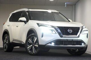 2023 Nissan X-Trail T33 MY23 TI White Constant Variable Wagon.