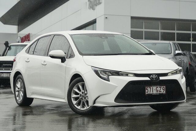 Pre-Owned Toyota Corolla Mzea12R Ascent Sport Woolloongabba, 2020 Toyota Corolla Mzea12R Ascent Sport Glacier White 10 Speed Constant Variable Sedan