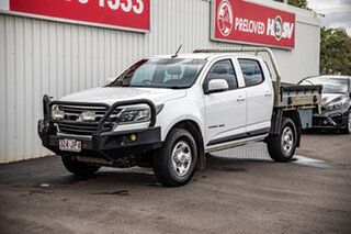 2018 Holden Colorado RG MY18 LS Crew Cab White 6 Speed Manual Cab Chassis