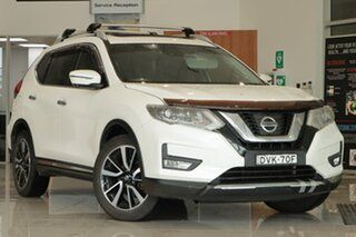 2018 Nissan X-Trail T32 Series II Ti X-tronic 4WD White 7 Speed Constant Variable Wagon.