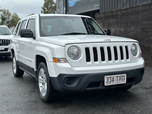 Used Jeep Patriot MK MY2013 Sport CVT Auto Stick 4x2 Labrador, 2013 Jeep Patriot MK MY2013 Sport CVT Auto Stick 4x2 White 6 Speed Constant Variable Wagon